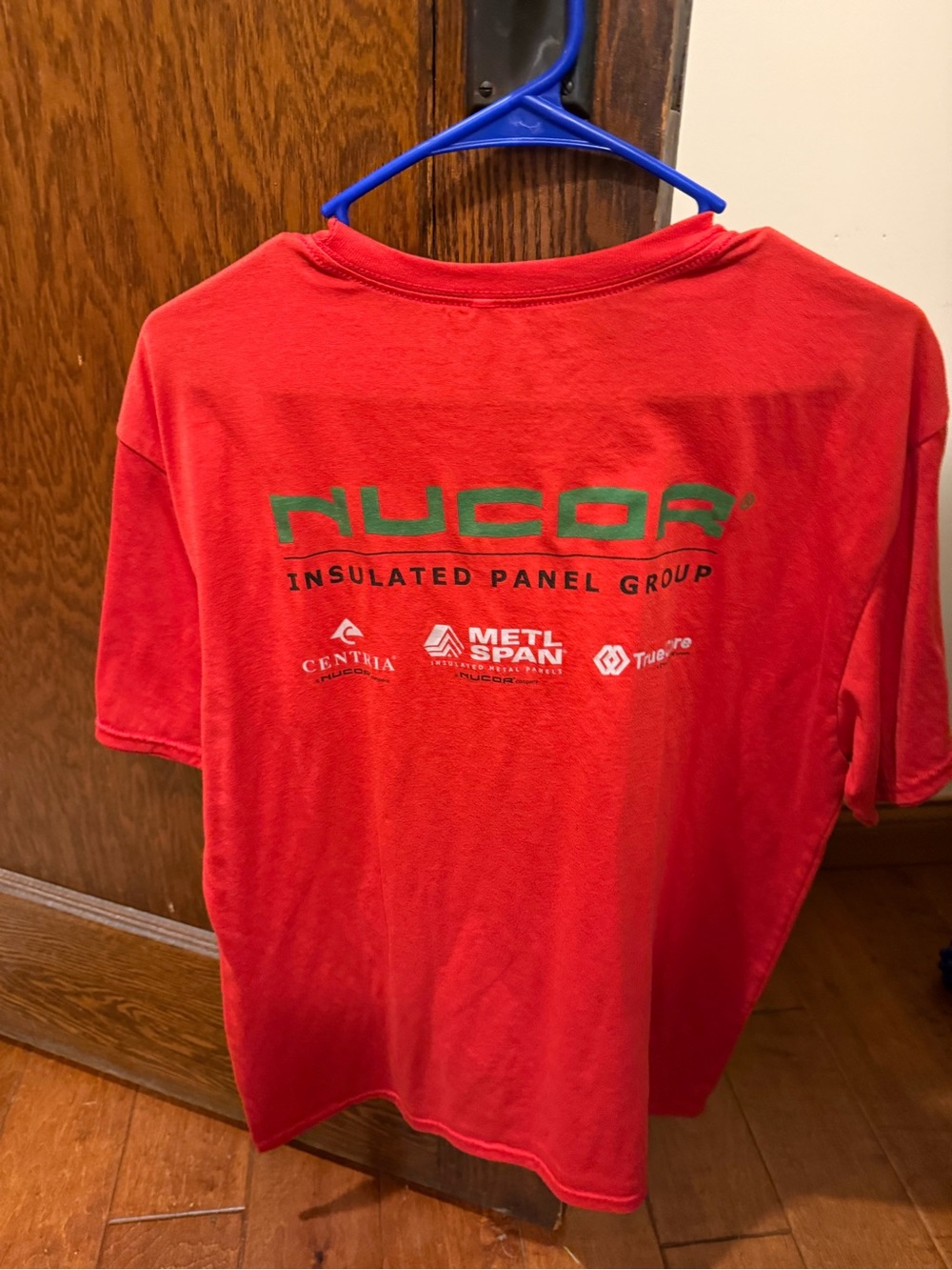 NUCOR Red Insulated Panel Group Logo Tee